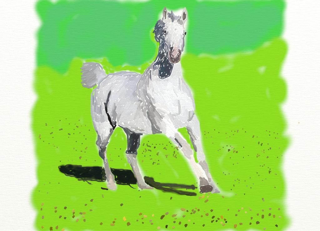 Häst målning
